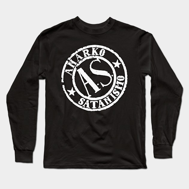 ANARKO SATANISMO Long Sleeve T-Shirt by darria